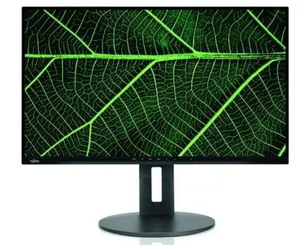 Monitor IPS LED Fujitsu 27inch B27-9 TS, QHD (2560 x 1440), DVI, HDMI, DisplayPort, Pivot, Boxe (Negru) 