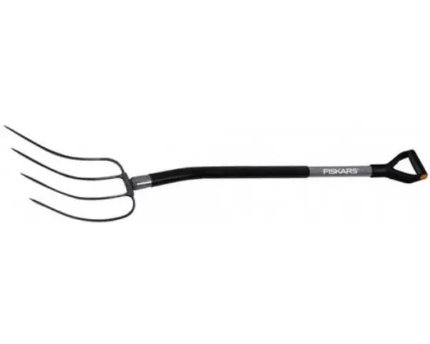 Furca ergonomica Fiskars pentru compost