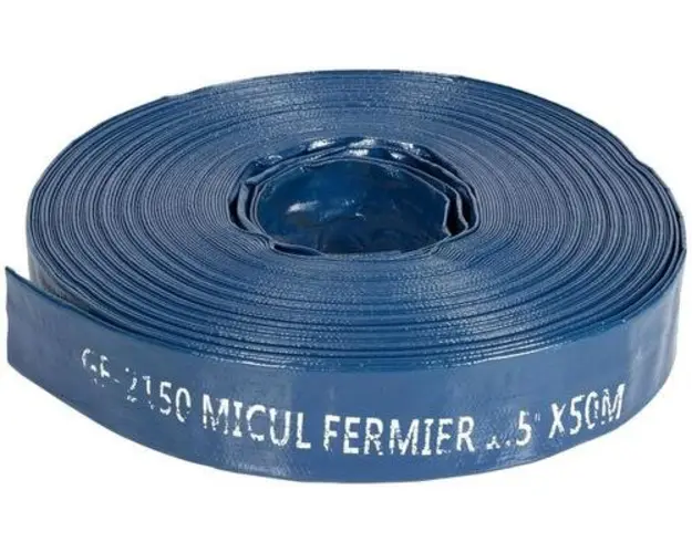 Furtun apa refulare Flat PVC 1.5inch 50M 2bar