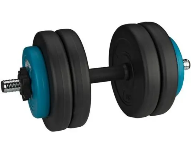 Gantera ajustabila Avento Syntethic, 15 kg