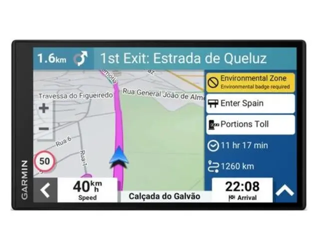 Sistem de navigatie Garmin DriveSmart 76 EU MT-S, GPS, ecran 7inch, Wi-Fi, Bluetooth (Negru)