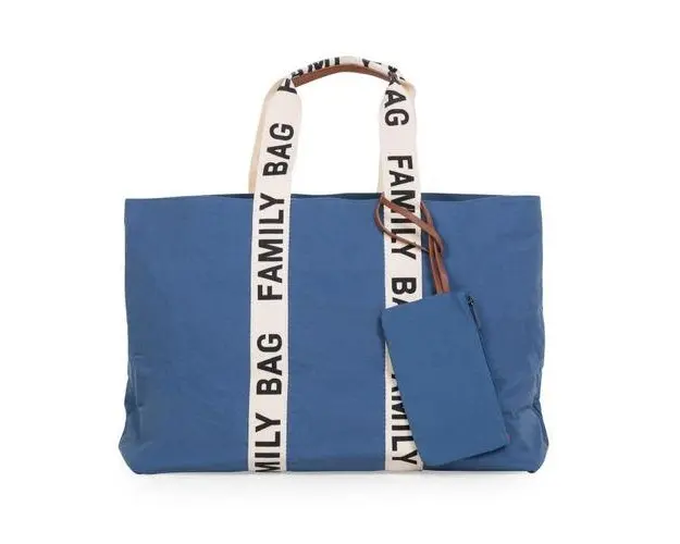 Geanta Childhome Family Bag Signature Indigo
