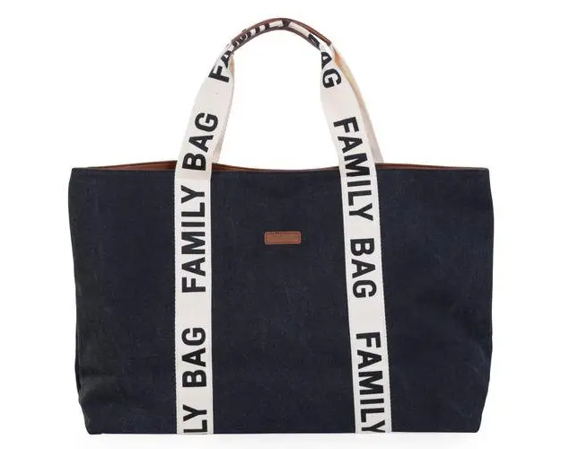 Geanta Childhome Family Bag Signature Negru
