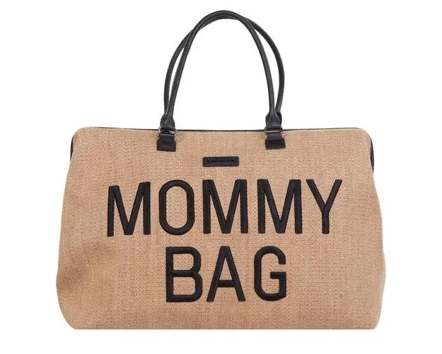 Geanta de infasat Childhome Mommy Bag Raffia