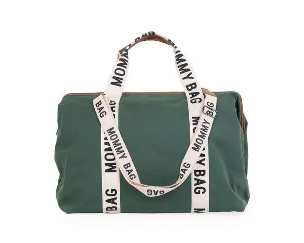 Geanta de infasat Childhome Mommy Bag Signature Verde
