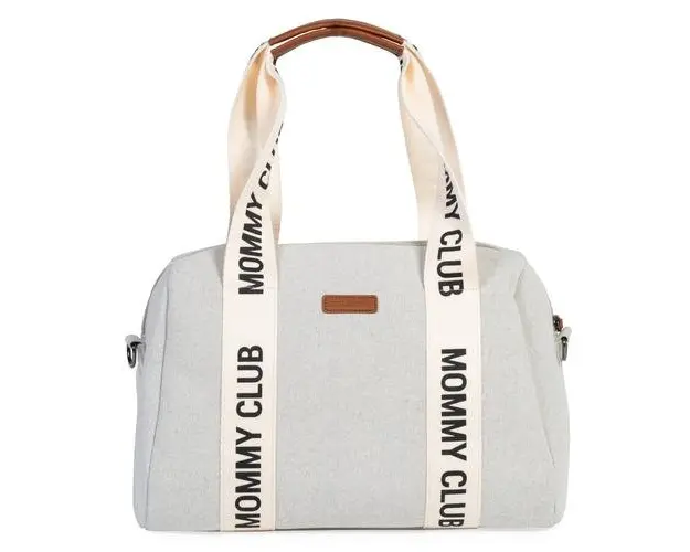 Geanta de infasat Childhome Mommy Club (Alb)