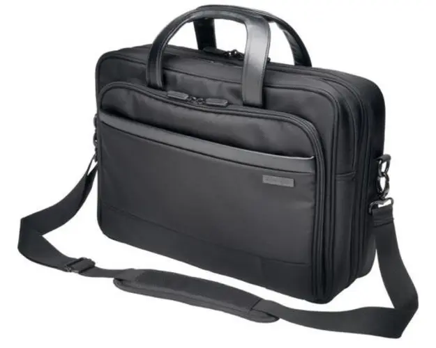 Geanta Kensington Contour™ 2.0 K60386EU pentru laptop de 15.6inch, 2 compartimente, buzunar frontal x 2, waterproof, poliester (Negru)