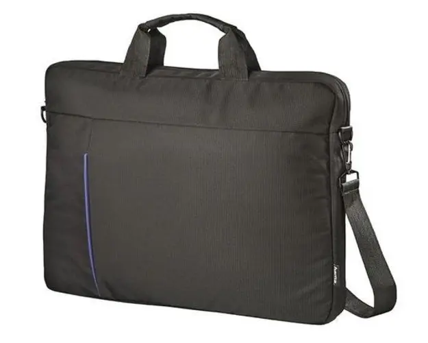 Geanta laptop HAMA Cape Town II 101907, 15.6inch (Negru/Albastru)