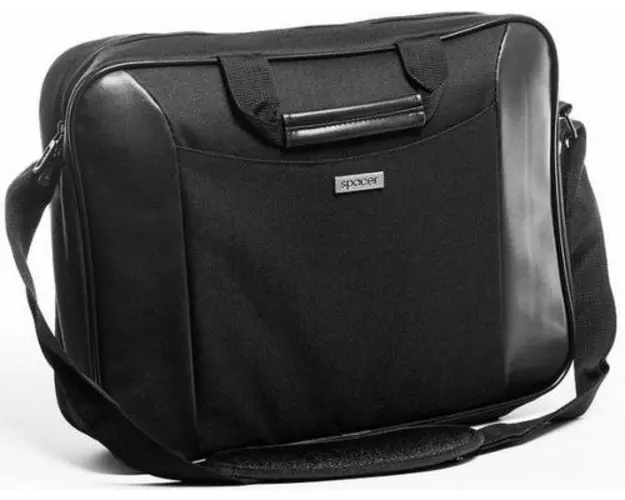 Geanta Laptop Spacer Dots 15.6inch (Neagra)