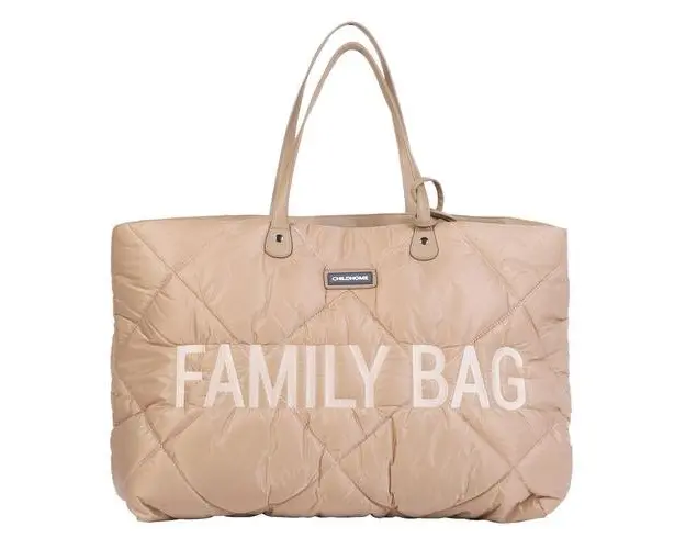 Geanta matlasata Childhome Family Bag Bej