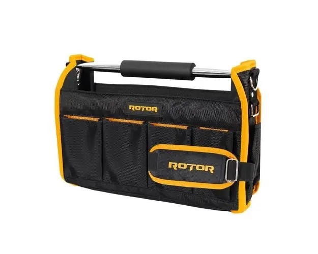 Geanta textila pentru scule 16inch ROTOR R-TB0116, 14 buzunare