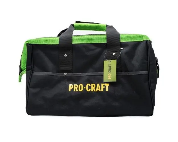 Geanta pentru scule Procraft BG400, material textil (Verde/Negru)