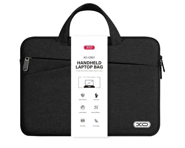 Geanta XO Design CB01 pentru Laptop 14inch, Neagra