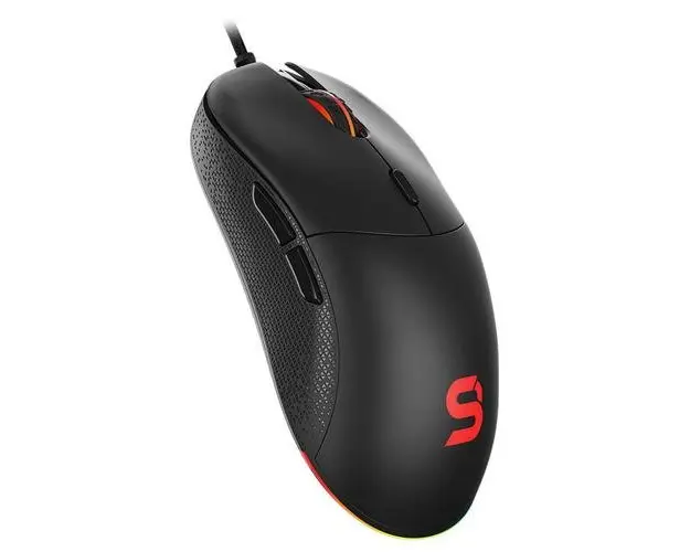 Mouse Gaming SPC Gear Gem, USB, 3000 DPI (Negru)