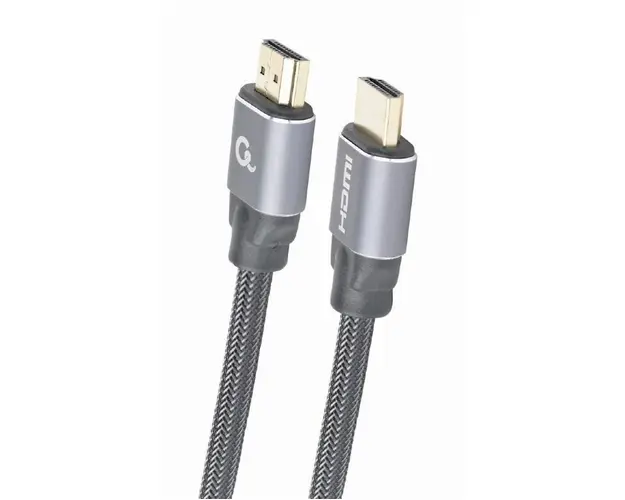 Cablu HDMI Gembird CCBP-HDMI-1M, premium, conectori auriti, rezolutie maxima 4K (3840 x 2160) la 60 Hz, 2 m (Negru)