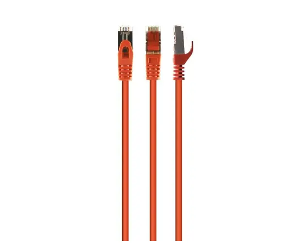 Cablu retrea Gembird PP6A-LSZHCU-O-1M, S/FTP, Cat. 6A, LSZH, 1m (Portocaliu)