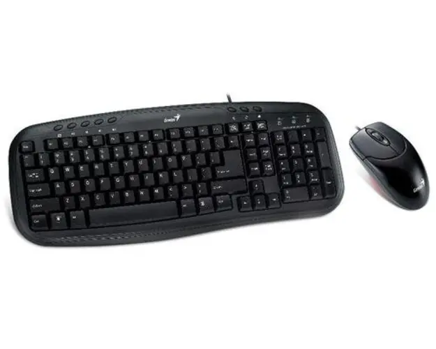 Kit Tastatura si Mouse Genius KM-200 (Negru)