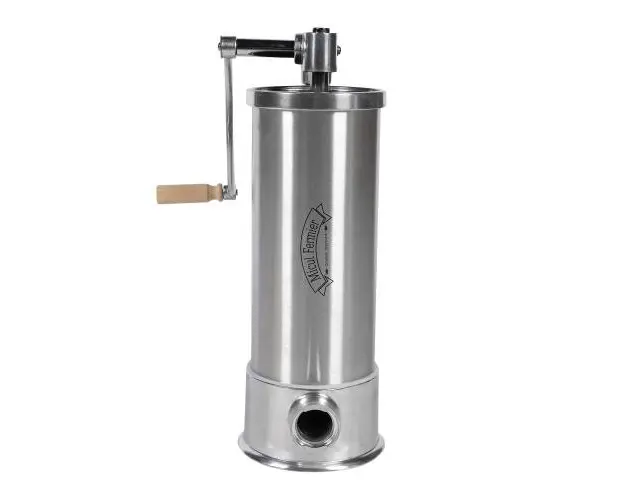 Masina de carnati Micul Fermier GF-0827-S001-G02, 5.5kg, VERTICAL PRO 6 palnii (Argintiu)