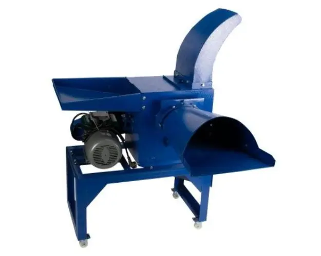 Tocator electric de fan/coceni Micul Fermier GF-0907, 300-400 kg/ora, 2800 W, 4500 RPM (Albastru)