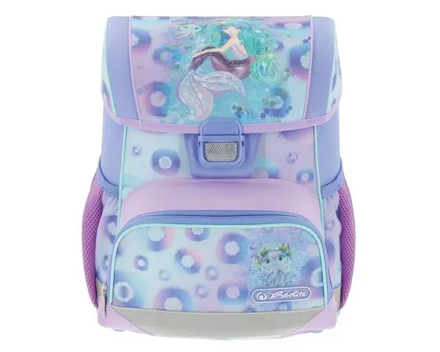 Ghiozdan neechipat Herlitz Loop motiv Mystic Mermaid, 31 x 37 x 22 cm