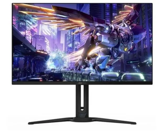 Monitor Gaming QD-OLED Gigabyte 31.5inch FO32U2P, UHD (3840x2160), HDMI, DisplayPort, Boxe, 240 Hz, 0.03 ms (Negru)