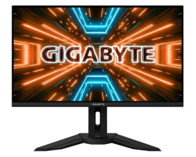 Monitor Gaming IPS LED GIGABYTE 31.5inch M32U, UHD (3840 x 2160), HDMI, DisplayPort, USB Type-C, Boxe, 144 Hz, 1 ms (Negru)