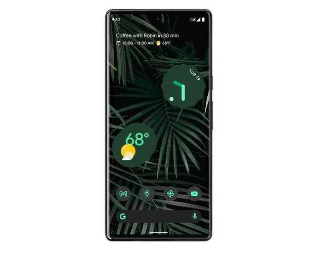 Telefon Mobil Google Pixel 6 Pro, Procesor Google Tensor Octa-Core, LTPO AMOLED Capacitive Touchscreen 6.71inch, 120Hz refresh rate, 12GB RAM, 128GB Flash, Camera Tripla 50MP + 48MP + 12MP, Wi-Fi, 5G, Android (Negru)