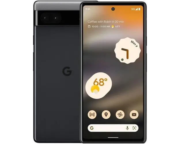 Telefon Mobil Google Pixel 6a, Procesor Google Tensor Octa-Core, AMOLED Capacitive Touchscreen 6.1inch, 6GB RAM, 128GB Flash, Camera Duala 12+12MP, Wi-Fi, 5G, Android (Negru)