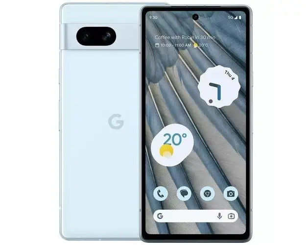 Telefon Mobil Google Pixel 7a, Procesor Google Tensor G2 Octa-Core, AMOLED Capacitive Touchscreen 6.1inch, 8GB RAM, 128GB Flash, Camera Duala 63+13MP, Wi-Fi, 5G, Android (Albastru)
