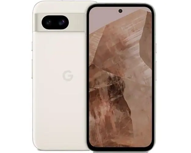 Telefon Mobil Google Pixel 8a, Procesor Google Tensor G3 Nona-core, LTPO OLED Capacitive Touchscreen 6.1inch, 8GB RAM, 128GB Flash, Camera Tripla 50+48+48MP, Wi-Fi, 5G, Dual SIM, Android (Bej)