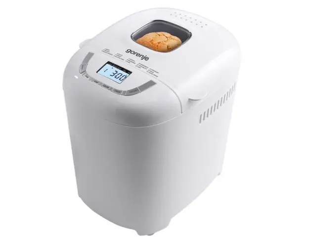 Masina de facut paine Gorenje BM910WII, 550 W, 15 Programe, Display LCD (Alb)