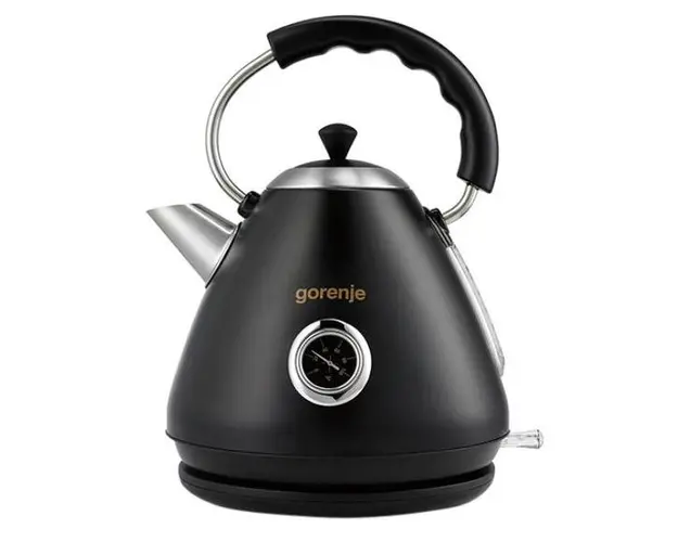 Fierbator de apa Gorenje K17CLBK, 2200 W, 1.7 L (Negru)