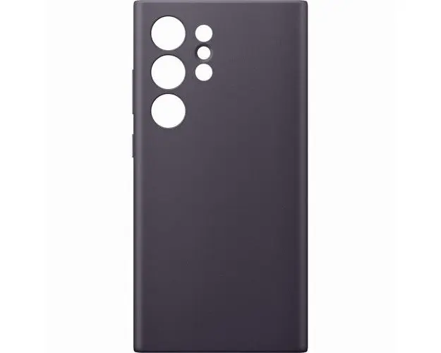 Husa Protectie Spate Samsung GP-FPS928HCAVW, din piele vegana, pentru Samsung Galaxy 24 Ultra (Negru)