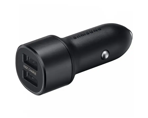 Incarcator Auto Samsung Fast Car Charger, Dual Port USB 2 x USB-A, GP-PLU021HEBBW / EP-L1100, 2A, OOB Bulk (Negru)