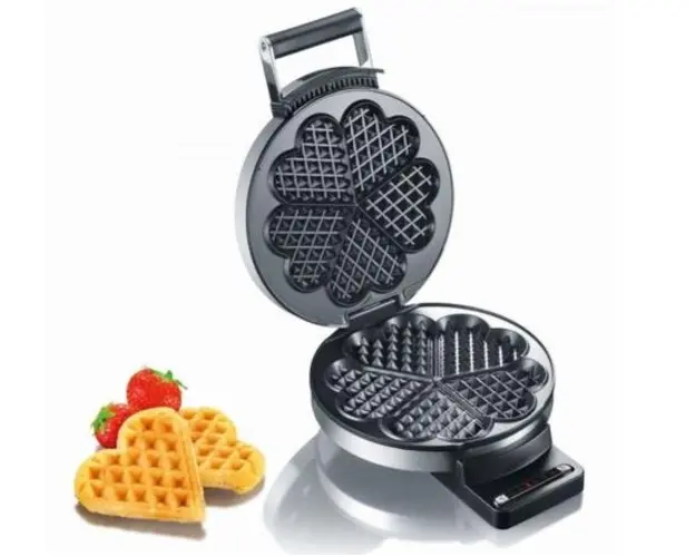 Aparat de facut vafe Graef WA 80 (Argintiu/Negru)