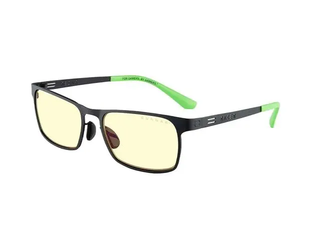 Ochelari gaming cu filtru UV Razer Gunnar FPS Mini RZR-30010, 8-12 ani (Verde/Negru)