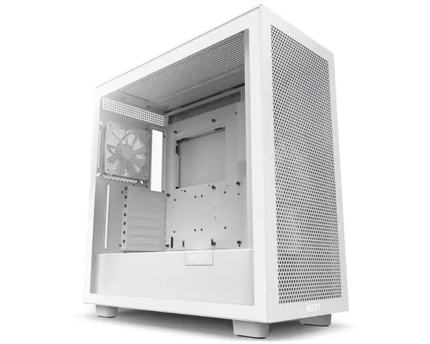Carcasa NZXT H7 Flow, MidTower, Tempered glass (Alb Mat)