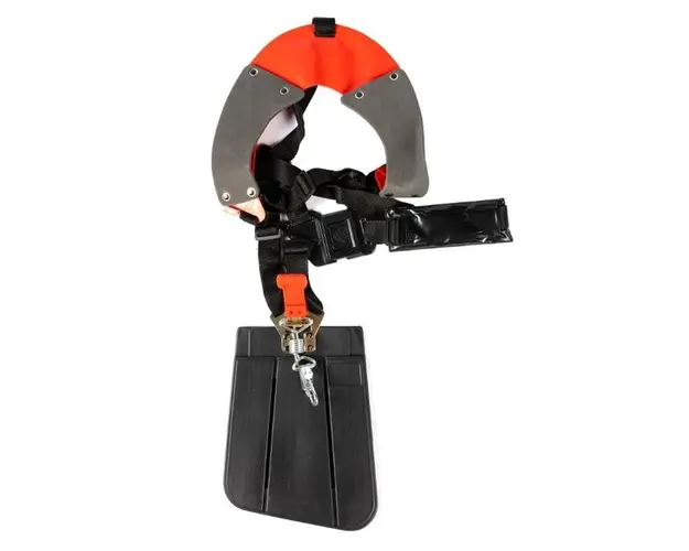 Ham dublu pentru motocositoare cu burete si suport