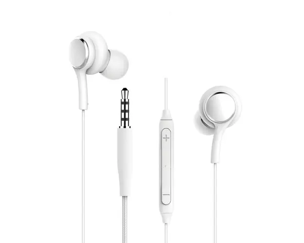 Casti Stereo WiWu EB310, Jack 3.5mm, Microfon, Control volum (Alb)