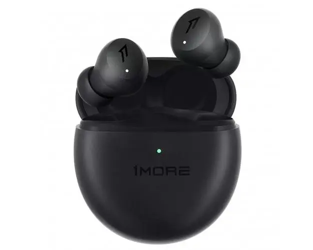 Casti True Wireless 1More Minibuds ES603, Microfon, Bluetooth, ANC (Negru)
