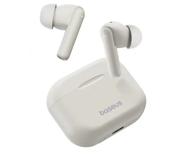 Casti True Wireless Baseus Bowie E17, Bluetooth, Microfon (Alb)