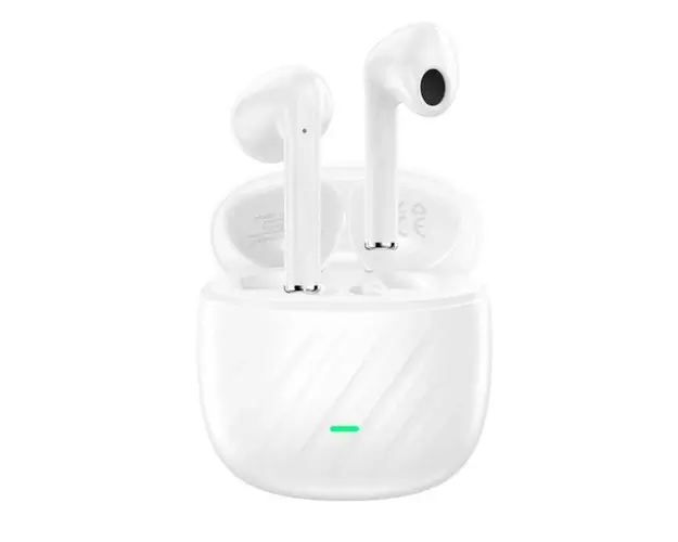 Casti True Wireless Dudao U14+, Bluetooth, Microfon (Alb)