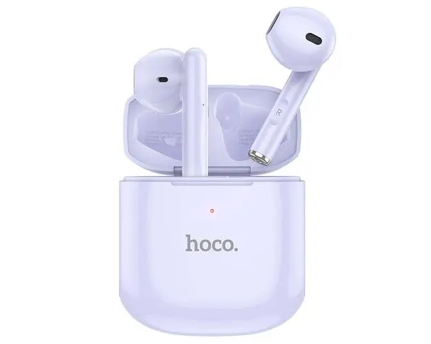 Casti True Wireless HOCO EW19 Plus, Bluetooth, Microfon (Mov)