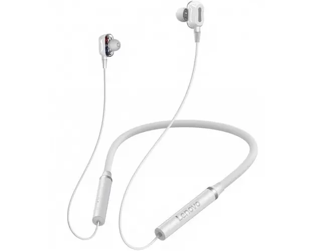 Casti Alergare Lenovo HE05 Pro, Bluetooth, A2DP, Microfon (Alb)