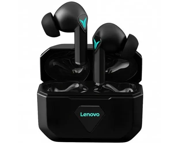 Casti True Wireless Lenovo LivePods GM6, Bluetooth, Microfon (Negru)