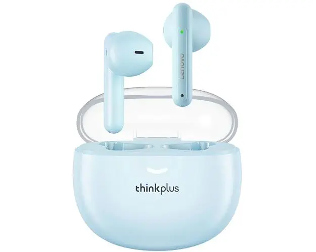Casti True Wireless Lenovo LP1 PRO, SinglePoint, Bluetooth, Microfon (Albastru)