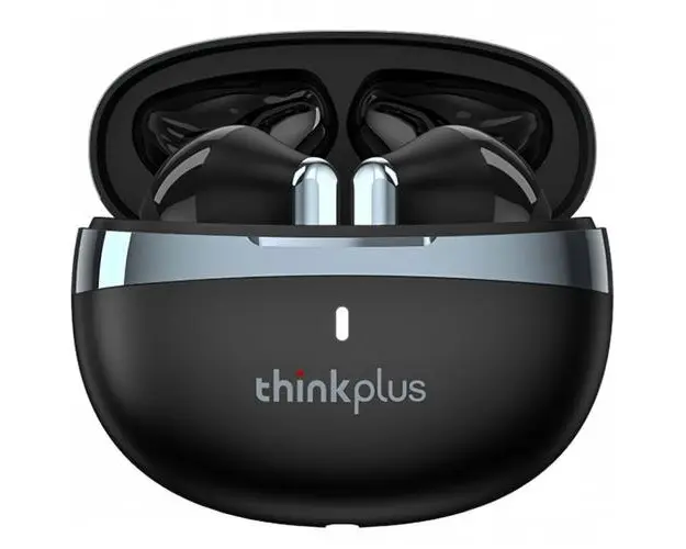 Casti True Wireless Lenovo LP11, Bluetooth, Microfon (Negru)