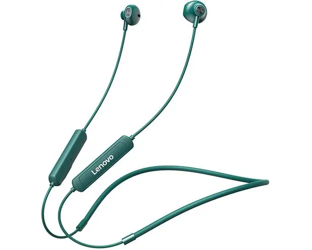Casti Alergare Lenovo SH1, Bluetooth A2DP, Microfon (Verde)