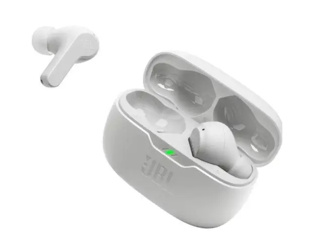 Casti True Wireless JBL Wave Beam JBLWBEAMWHT, Bluetooth, SinglePoint (Alb)
