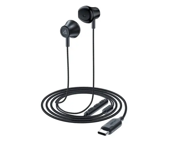 Casti Stereo Acefast L2, USB-C, Microfon (Negru)